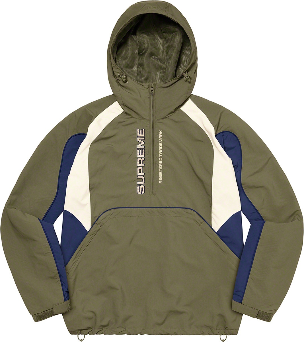 Paneled Half Zip Pullover view 7